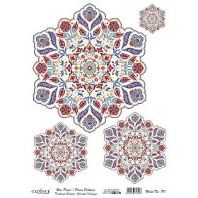Model 710 Geleneksel Serisi Cadence Pirinç Dekopaj Kağıdı 30x42cm.